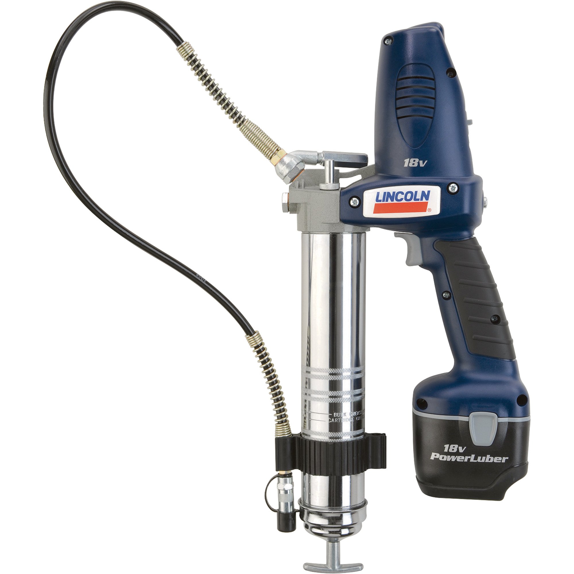 Lincoln PowerLuber Cordless Grease Gun Kit — 18V, 7500 PSI, 1 Battery, Model# 1842